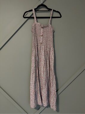 Liberty Love Pink Floral Midi Sundress